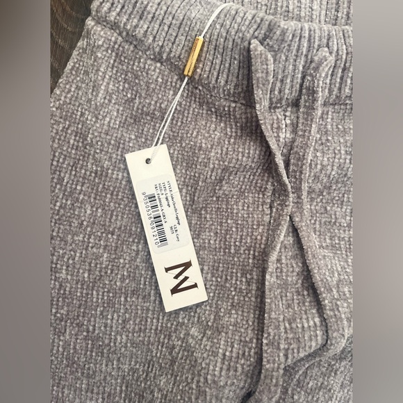 Meshki Gray Ribbed Pants - Picture 4 of 4